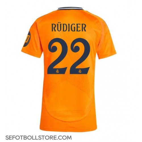 Real Madrid Antonio Rudiger #22 Replika Bortatröja Dam 2024-25 Kortärmad